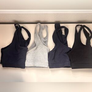 Champion Racerback Sports Bras - Black, Gray, Navy